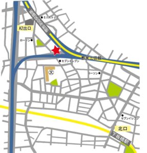 板橋区 板橋レンタルスタジオ ポリファ ダンススタジオ 地図 MAP